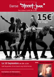 Stage Danse Street Jazz L Oiseau Lyre